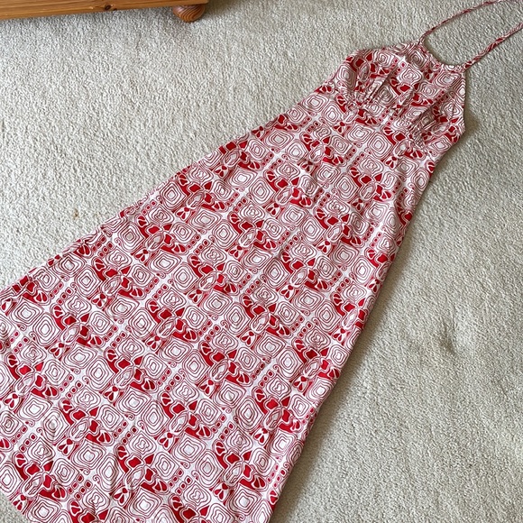 SOLD - Vintage patterned maxi dress - Picture 1 of 8